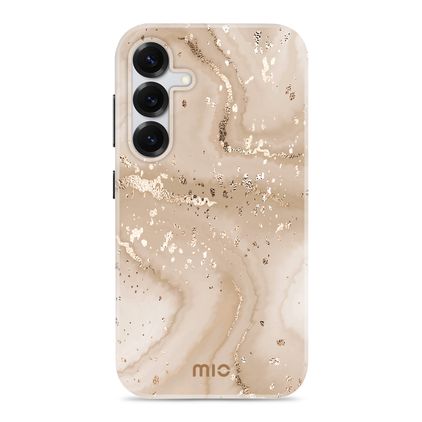 MIO Samsung Galaxy S25 MagSafe Hardcase Etui plecki - Gold Marble