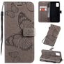 Mobigear Butterfly Samsung Galaxy A51 Knížkové pouzdro Peněženka - Šedá
