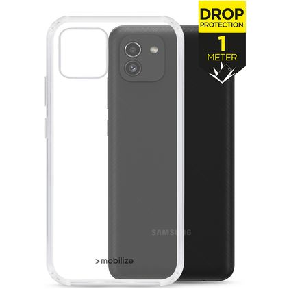 Mobilize Naked Protection Transparente Samsung Galaxy A03 Funda Plástico rígido Carcasa Antigolpes - Transparente