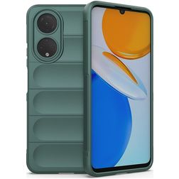 Mobigear Bumpy HONOR X7 TPU flexível Capa traseira - Verde
