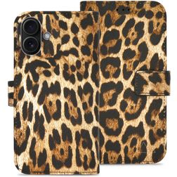 My Style Flex Wallet iPhone 16 Plus Pungetui med Seddelrum - Wild Leopard