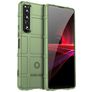 Mobigear Rugged Shield Sony Xperia 1 V TPU flexible Carcasa Antigolpes - Verde