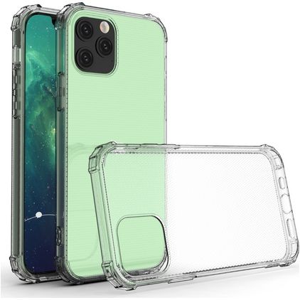 Mobigear Cushion Clear iPhone 12 Pro Flexible TPU Back cover Shockproof - Clear