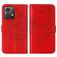 Mobigear Butterfly Motorola Moto G84 Plånboksfodral med sedelfack - Röd