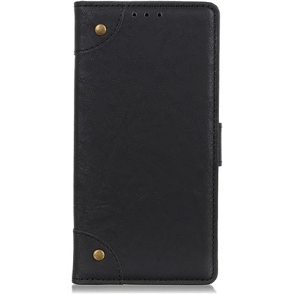 Mobigear Ranch Xiaomi Redmi 9A Plånboksfodral med sedelfack - Svart