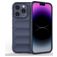Mobigear Bumpy iPhone 15 Pro TPU flexível Capa traseira - Azul escuro
