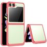 Mobigear Crystal Samsung Galaxy Z Flip 5 Hard Case Back cover - Clear / Red