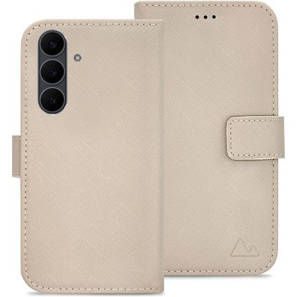 My Style Flex Wallet Samsung Galaxy S25 FE Lompakkokotelo + Setelitasku - Warm Taupe