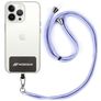 Mobigear Lanyard Universellt justerbart mobilband - Vit / Blå / Lila