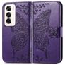 Mobigear Butterfly OPPO Reno 12 Pro Pungetui med Seddelrum - Lilla