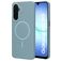 Mobiparts Slim Line Samsung Galaxy A17 MagSafe Fodral Hårdplast Skal - Sage Green