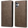 Mobigear Wallet iPhone 16 Plus Cover a libro portafoglio - Marrone