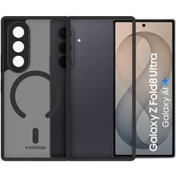 Mobilize Hybrid Samsung Galaxy Z Fold 8 Ultra MagSafe Hårdt Bagsidecover Stødsikkert - Sort