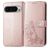 Mobigear Clover Google Pixel 9 Pro XL Funda tipo libro Cartera - Oro rosa