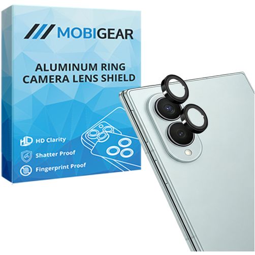 Mobigear Single Samsung Galaxy Z Fold 8 Cristal templado Protector de lente de cámara - Compatible con fundas - Negro