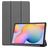 Mobigear Tri-Fold Samsung Galaxy Tab S6 Lite Lompakkokotelo - Harmaa