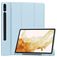 Mobigear Tri-Fold Gel Samsung Galaxy Tab S9 Plus TPU / Pele sintética Capa livro + Suporte para caneta stylus - Azul