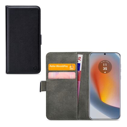 Mobilize Classic Gelly Wallet Motorola Edge 50 Fusion Plånboksfodral med sedelfack - Svart