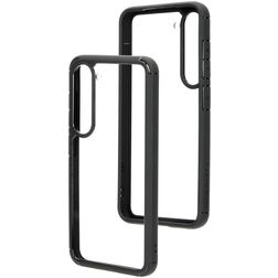 Mobiparts Rugged Clear Samsung Galaxy S23 Plástico rígido Capa traseira Antichoque - Transparente / Preto