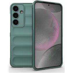 Mobigear Bumpy Samsung Galaxy S25 Plus Elastyczne TPU Etui plecki - Zielony