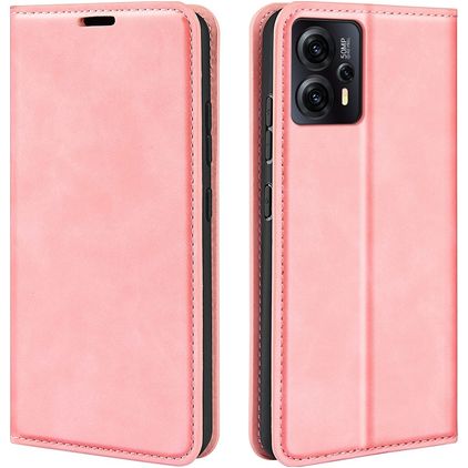 Mobigear Retro Slim Motorola Moto E13 Capa livro Carteira - Rosa