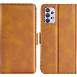 Mobigear Slim Magnet Samsung Galaxy A53 Funda tipo libro Cartera - Coñac