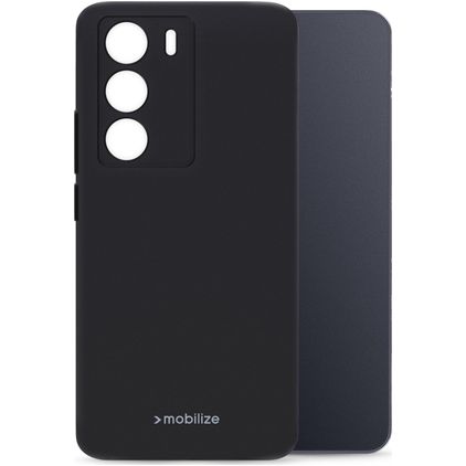 Mobilize Rubber Gelly Realme 14x Elastyczne TPU Etui plecki - Czarny