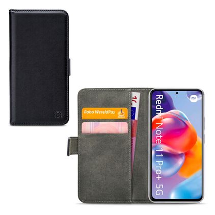 Mobilize Classic Gelly Wallet Xiaomi Redmi Note 11 Pro Plus 5G Funda tipo libro Cartera - Negro