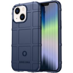 Mobigear Rugged Shield iPhone 14 Plus Flexibel TPU Skal Stötsäkert - Blå