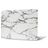 Mobigear Marble MacBook Pro 13 Inch (2016-2023) Hardshell MacBook Case - White - Model A1706 / A1708 / A1989 / A2159 / A2289 / A2251 / A2338