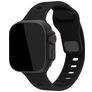 Mobilize Sports Silikon Apple Watch Armband Stiftspänne - 42/41/40/38 mm - Svart