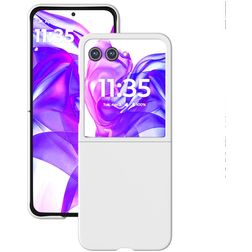 Mobigear Colors Motorola Razr 50 Ultra Plástico rígido Capa traseira - Branco