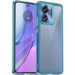 Mobigear Crystal Motorola Edge 40 Funda Plástico rígido Carcasa - Transparente / Turquesa