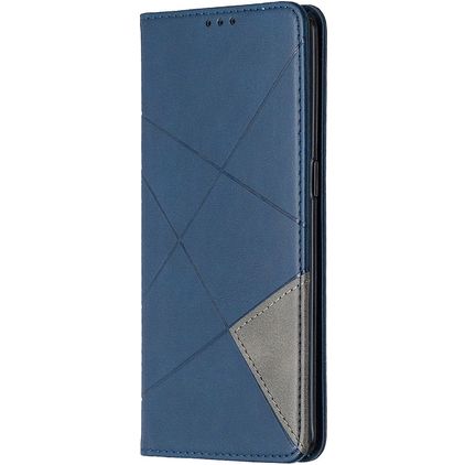 Mobigear Rhombus Slim OPPO Reno 4 Pro 5G Funda tipo libro - Azul