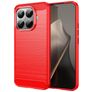 Mobigear Brushed Slim Xiaomi 15T Pro TPU flexible Carcasa - Rojo
