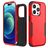 Mobigear Ultra Tough iPhone 15 Pro Plástico rígido Capa traseira Antichoque - Vermelho