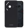 Mobilize Rubber Gelly Nothing Phone (2a) Elastyczne TPU Etui plecki - Matt Black