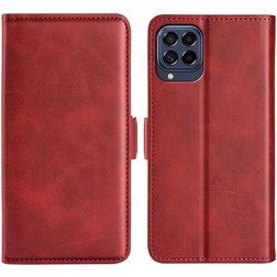 Mobigear Slim Magnet Samsung Galaxy M53 Wallet case - Red