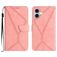 Mobigear Stitch iPhone 17 Funda tipo libro Cartera - Rosa