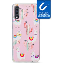 My Style Magneta Samsung Galaxy A70 TPU flessibile Back cover - Pink Alpaca