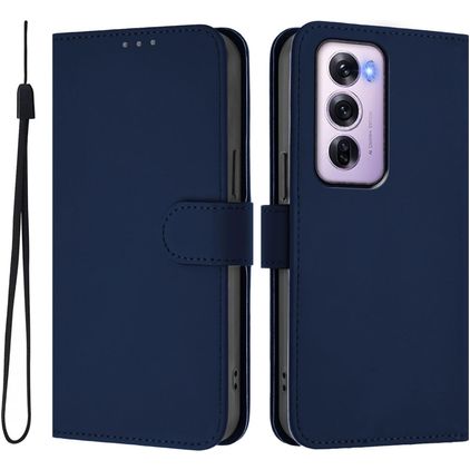 Mobigear Urban Wallet OPPO Reno 12 Pro Cover a libro portafoglio - Blu navy