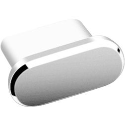 Mobigear Essentials Aluminum Anti Dust Plug - USB-C - Silver (2-Pack)