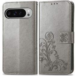 Mobigear Clover Google Pixel 9 Pro XL Funda tipo libro Cartera - Gris