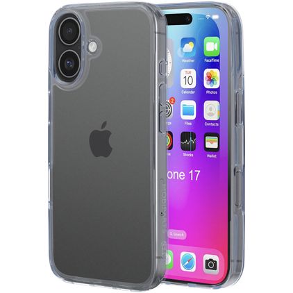 Mobiparts Classic Hardcover Gennemsigtig iPhone 17 Hårdt Bagsidecover - Gennemsigtig