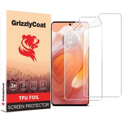 GrizzlyCoat Motorola Edge 50 Ultra Folia hydrożelowa TPU Ochrona ekranu - Kompatybilna z etui (2 szt.)
