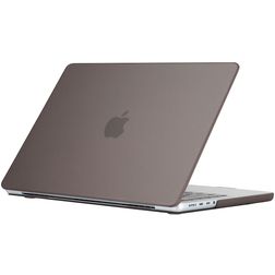 Mobigear Glossy MacBook Pro 16 tommer (2021-2026) Hardshell Laptopcover MacBook Case - Grå - Model A2485 / A2780 / A2991 / A3186 / A3428 / A3429
