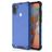 Mobigear Honeycomb Samsung Galaxy A11 Funda Plástico rígido Carcasa Antigolpes - Azul