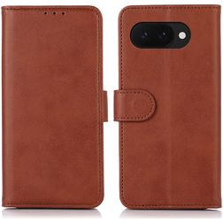 Mobigear Wallet Google Pixel 9a Lompakkokotelo + Setelitasku - Ruskea