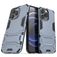 Mobigear Armor Stand iPhone 13 Pro Plástico rígido Capa traseira Antichoque com suporte - Azul