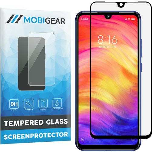 Mobigear Premium Xiaomi Redmi Note 7 Vetro Protezione schermo - Compatibile con le cover - Nero